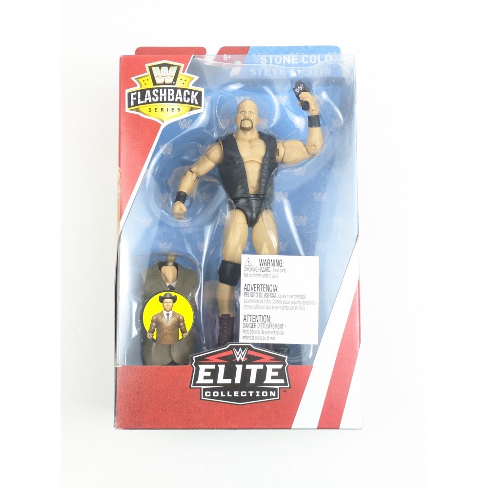 WWE Flashback Series 3 Elite Collection Stone Cold Steve Austin Mattel